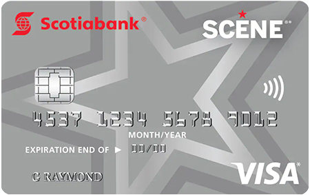 Scotiabank Visa Scene card