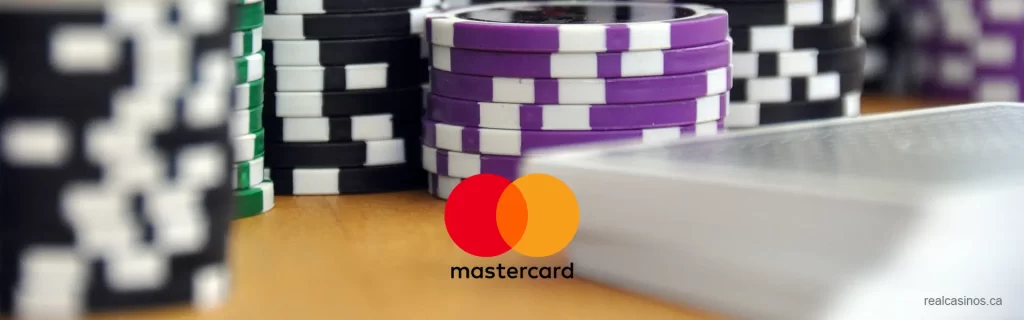 Mastercard Casino Vanilla Prepaid online gambling table with logo
