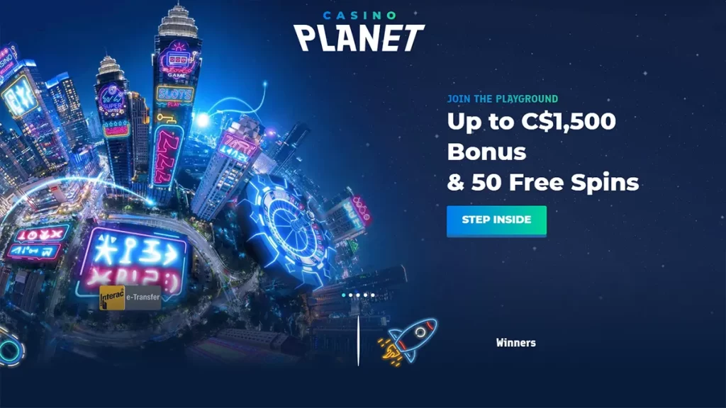 Casino Planet CA Homepage