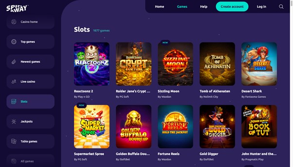 Slots AT SPIN AWAY ONLINE CASINO