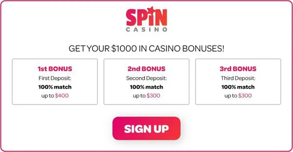 Spin Casino bonus explained 