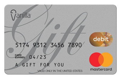 Vanilla Prepaid Gift Card For Online Gambling