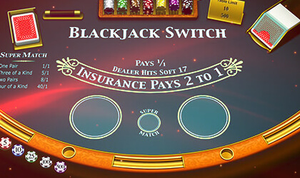 black jack switch