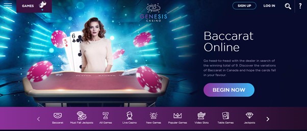baccarat at genesis casino