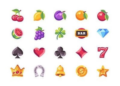 Fruit machine symbols 