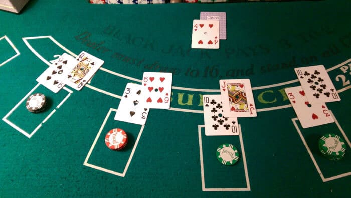 blackjack casino hands