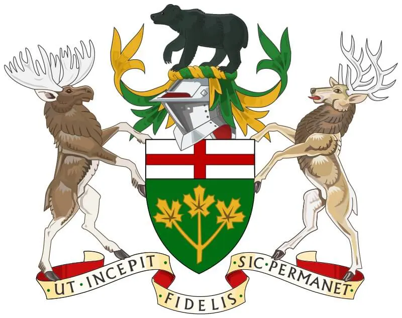 Ontario's crest 