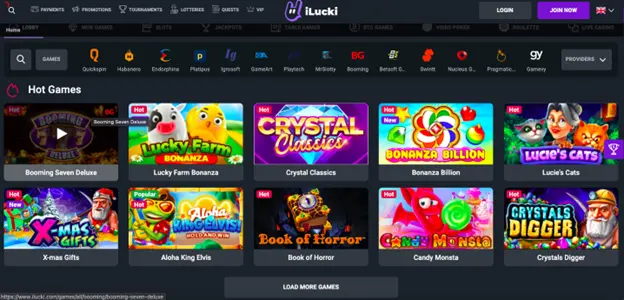 Online slots at ilucki Casino