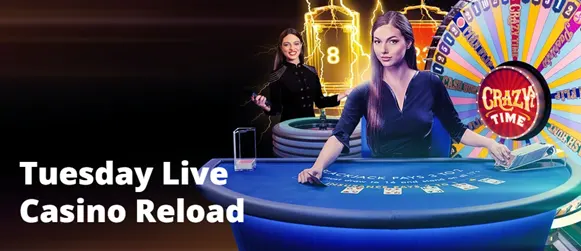 Live Casino Reload at Casino Days 