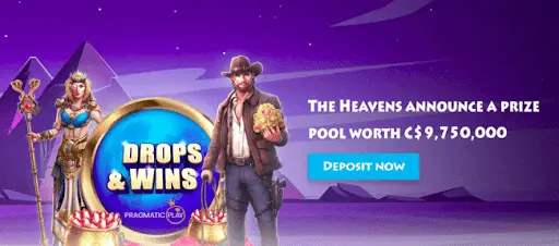 casino gods drop and win promotion