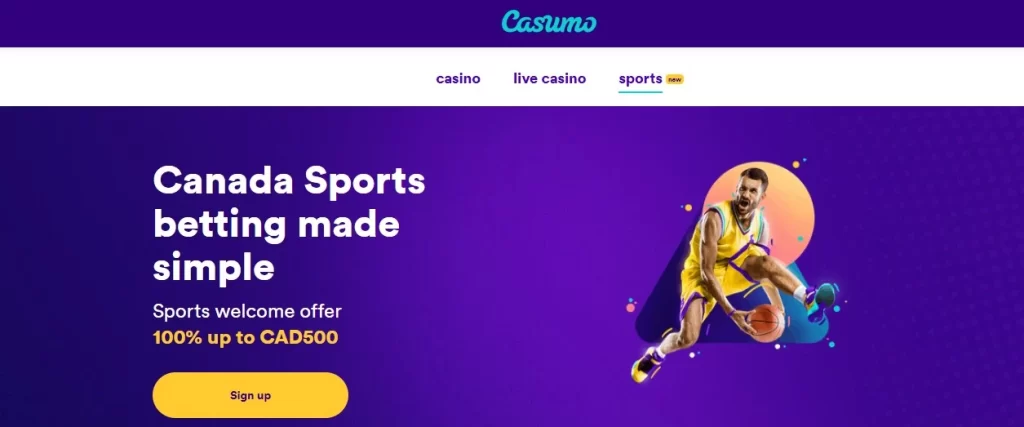 casumo sports betting - welcome offer