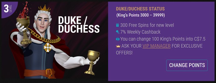 Duke vip promo