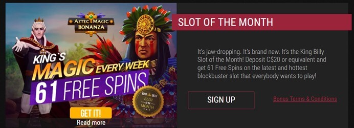 slot of the month promotion