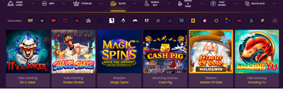 Bizzo Casino Slot Games 