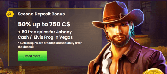 Bizzo Casino second deposit