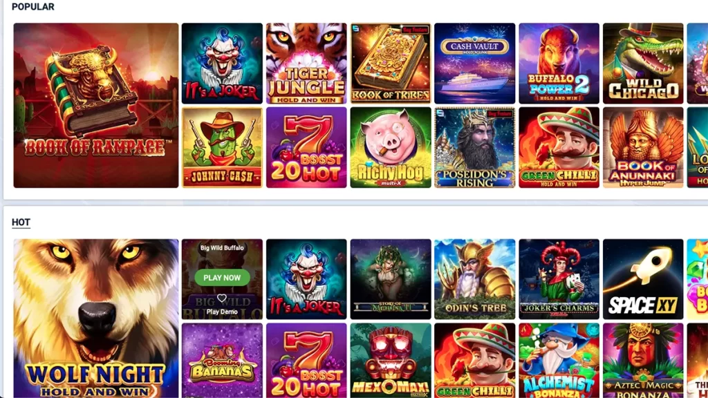 20Bet Casino Games
