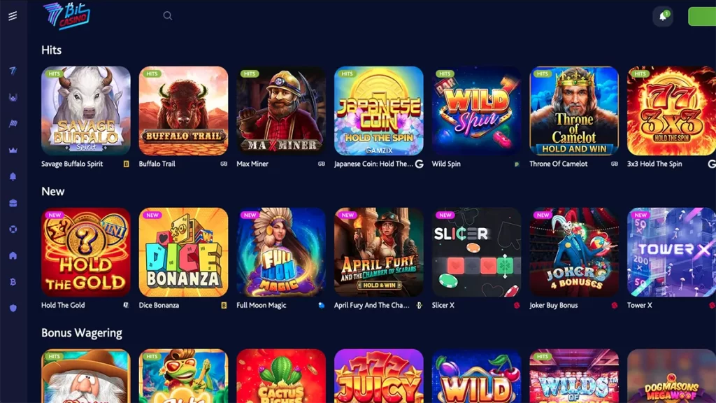 7Bit Casino Games