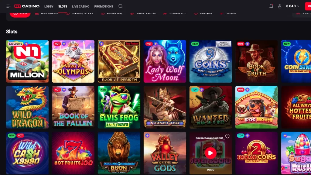 N1 casino slots